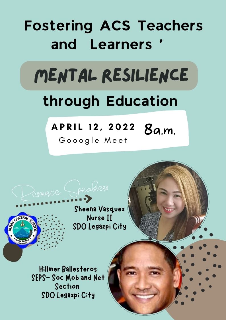 Fostering ACS Teachers and Learners' Mental Resilience through Education