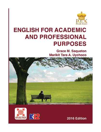 ENGLISH FOR ACADEMIC AND PROFESSIONAL PURPOSES -FIRST QUARTER