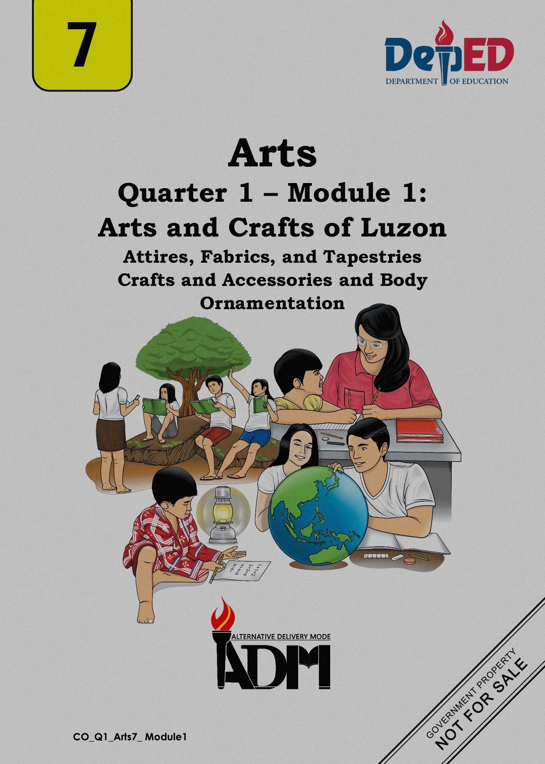 ARTS 7 Quarter 1_Module1_ARTS AND CRAFTS OF LUZON