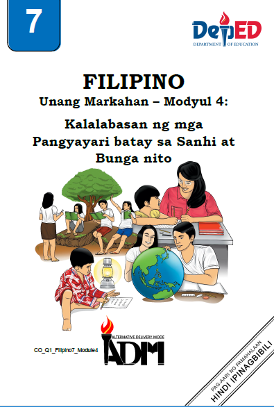 FILIPINO Unang Markahan – Modyul 4